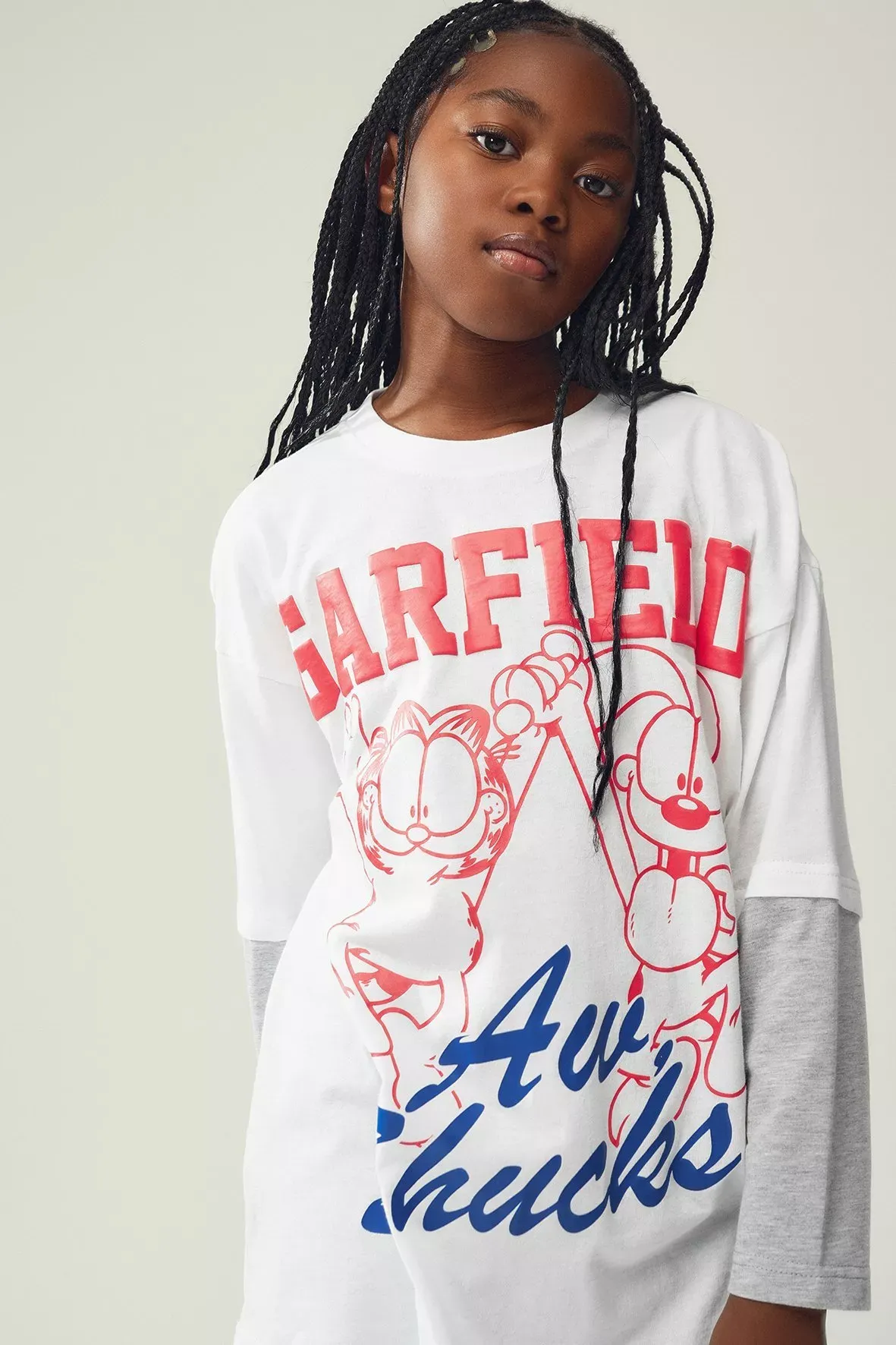 Garfield Layered Long Sleeve T-Shirt