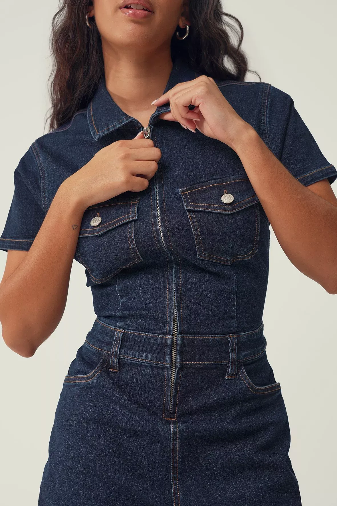 Denim Playsuit