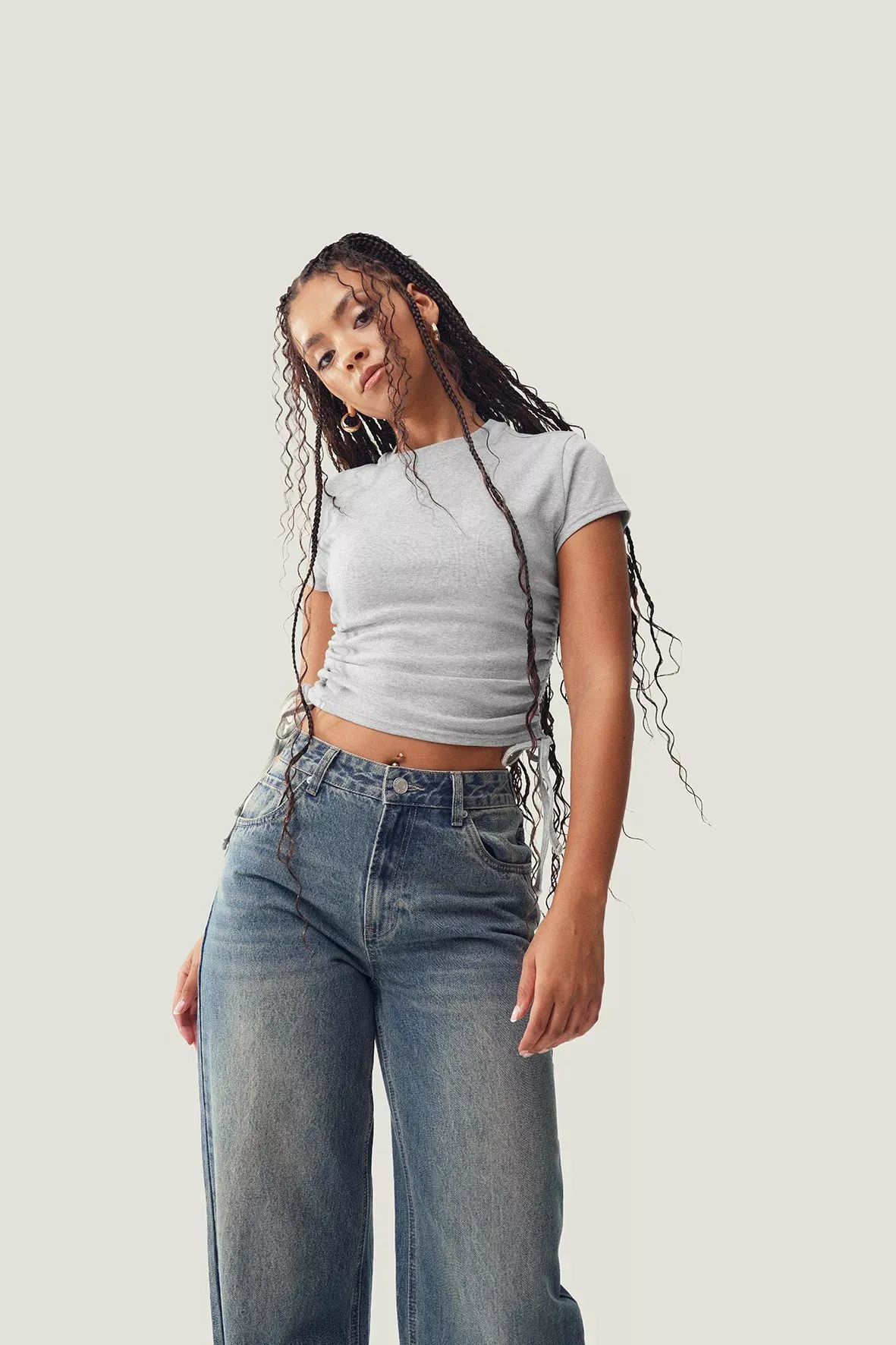 Ribbed Fitted Top