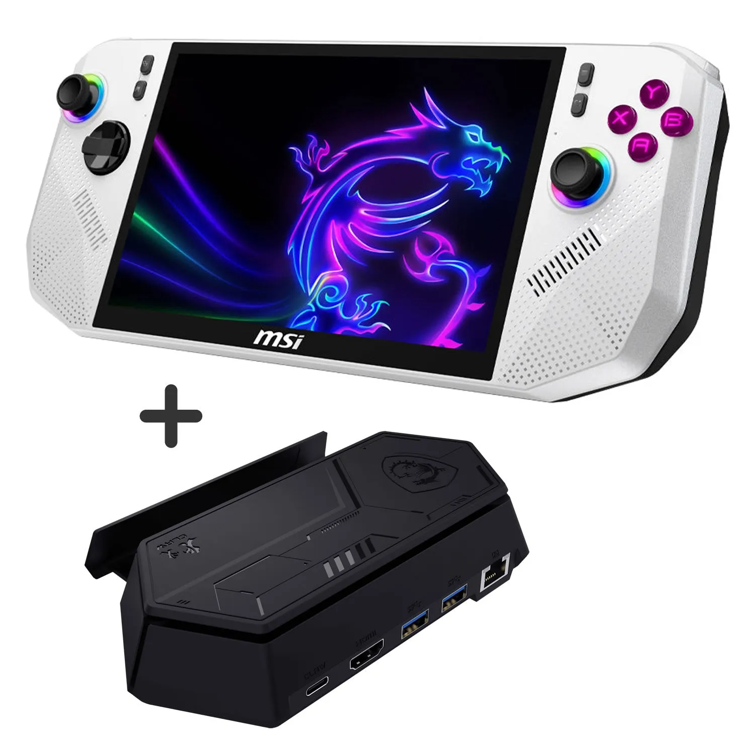 MSI CLAW A8 Grip and Game | 8" FHD Touch 120Hz | AMD Ryzen Z2 Extreme | 24GB RAM | 1TB SSD Gaming H…
