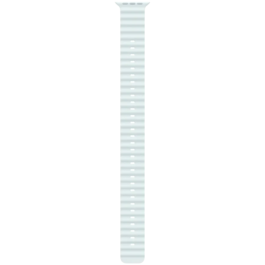 49mm Ice Blue Ocean Band Extension - Black Titanium Finish