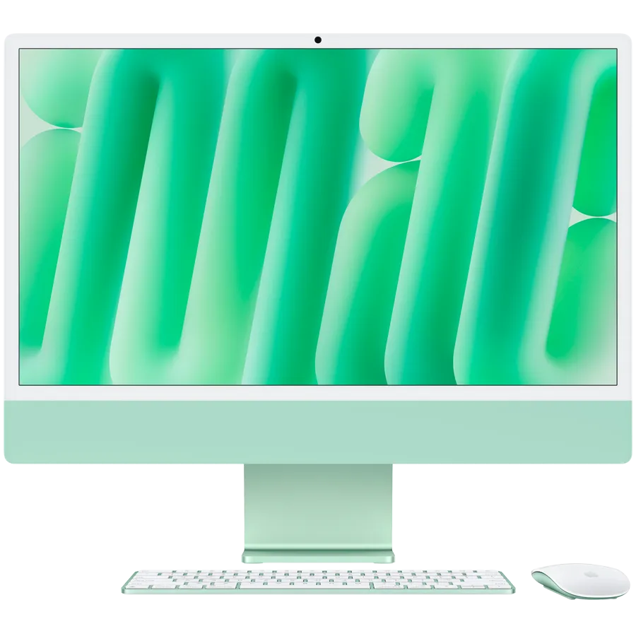 24-inch iMac with Retina 4.5K display: Apple M4 chip with 8‑core CPU and 8‑core GPU, 16GB, 256GB SS…