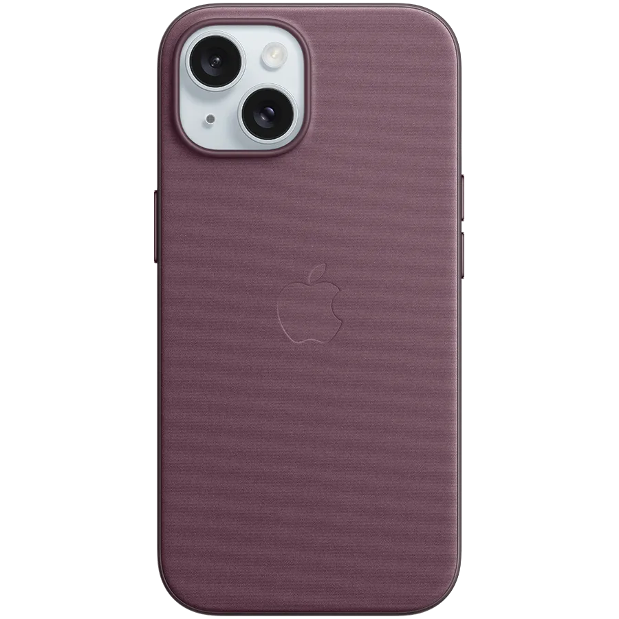 iPhone 15 FineWoven Case with MagSafe - Mulberry,Model A3132