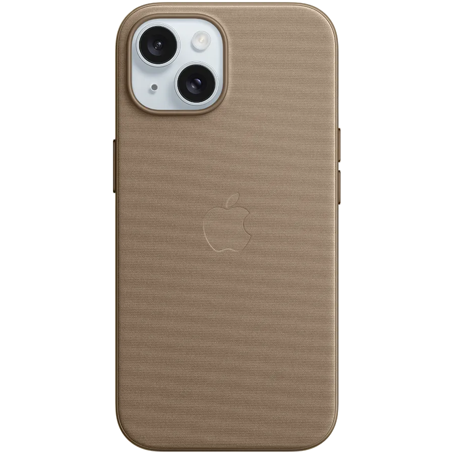 iPhone 15 FineWoven Case with MagSafe - Taupe,Model A3132