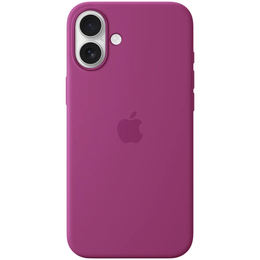 iPhone 16 Plus Silicone Case with MagSafe - Fuchsia,Model A3314