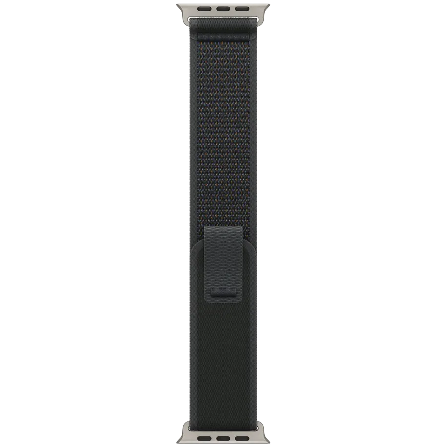 49mm Black Trail Loop - S/M - Natural Titanium Finish
