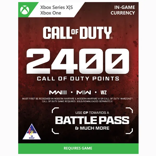 Call of Duty 2400 Points - Xbox