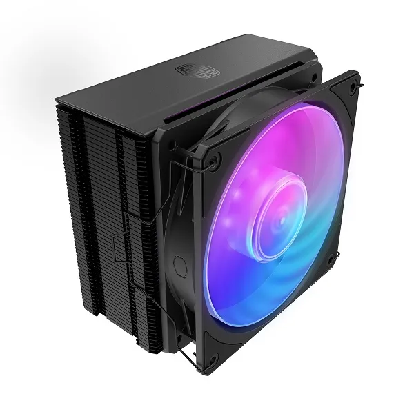 Cooler Master Hyper 212 3DHP Black A-RGB CPU Air Cooler with Conventional Two Heatpipe, Pre-Install…