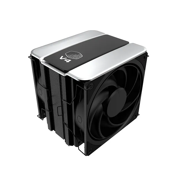 Cooler Master V4 Alpha 3DHP Black CPU Air Cooler with Conventional Two Heatpipe, 2X Pre-Installed M…