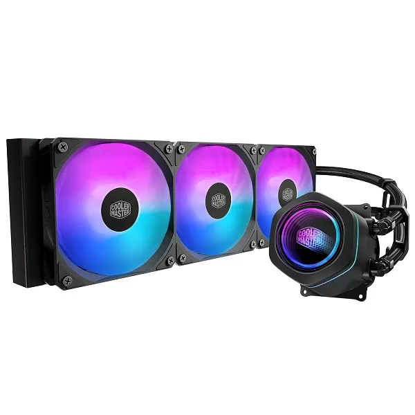 Cooler Master MasterLiquid Core Nex 360 Black A-RGB All-in-One Liquid Cooler with Infinity Mirror P…
