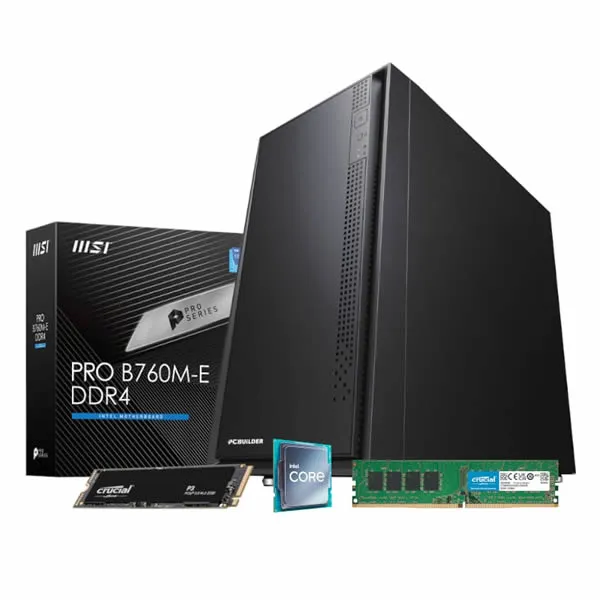 PCBuilder Intel i7 12700 HOME Master Windows 11 Desktop PC