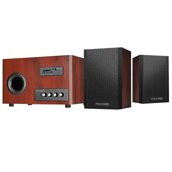 Microlab M890BT 40W 2.1Channel Subwoofer Speaker with Bluetooth V5.0 and Built-in USB / SD / FM Rad…