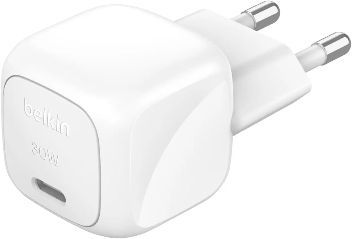 Belkin - BoostCharge - 30 Watt Wall Charger - White