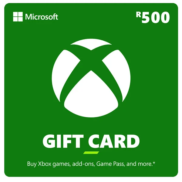 Microsoft Xbox 500 ZAR ESD