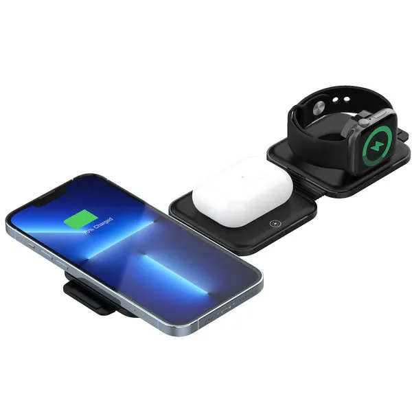 Unitek Travel Magnetic Foldable 3-in-1 Wireless Charger - P1223A