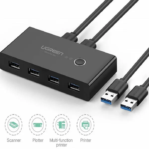UGREEN 4-Port USB3.0 Switch Box