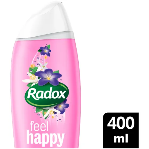 Radox Body Wash Feel Happy Sweet Violet And Orange 400ml