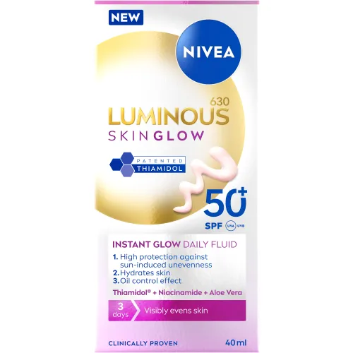 Nivea Luminous630 Skin Glow UV Face Fluid 40ml