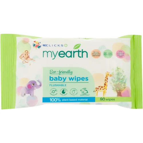 MyEarth Flushable Eco Wipes 90 Wipes