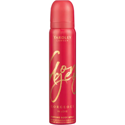 Yardley Gorgeous Perfume Body Spray In Love 90ml