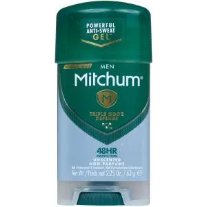 Mitchum Unscented Clear Gel 63g