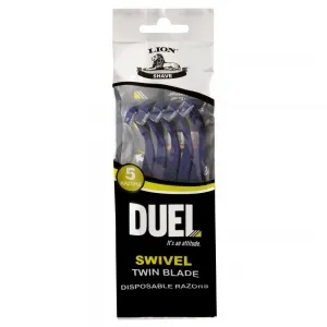 Duel Twin Blade Swivel Disposable Razor 7s