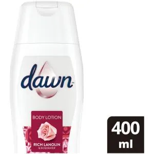 Dawn Rich Lanolin &amp; Rose Water Silky Body Lotion for Soft Skin 400ml