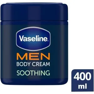 Vaseline Men Hemp Seed Oil Soothing Body Cream for Sensitive Skin 400ml