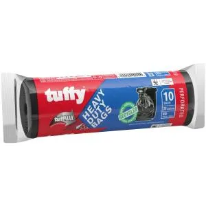 Tuffy Heavy Duty Black Refuse Bags 10s
