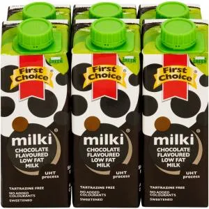First Choice Milki Chocolate Milk 6 x 250ml
