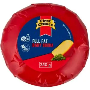 First Choice Plain Baby Gouda Cheese 250g