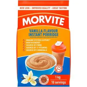 Morvite Sorghum Instant Porridge Vanilla 1kg