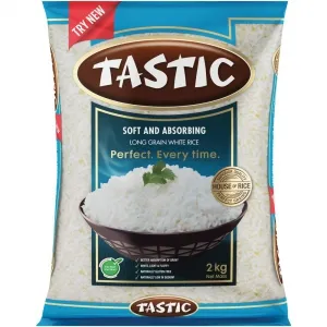 Tastic Long Grain White Rice 2kg