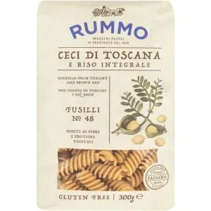 Rummo Chickpeas Fusili Gluten Free 300g