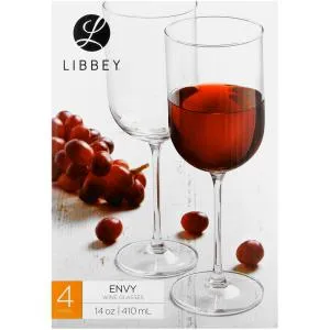 Libbey Envy Red Wine Glass 4 Pack