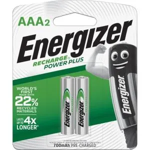 Energizer Recharge AAA Batteries 2s
