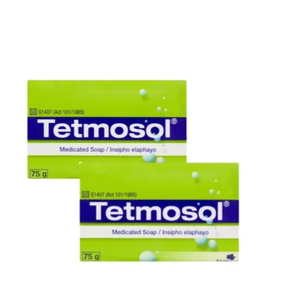 2 x Tetmosol Medicated Bath Soap 75g