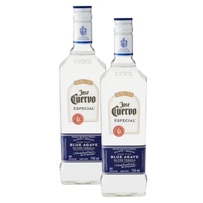 2 x Jose Cuervo Especial Silver Tequila 750ml