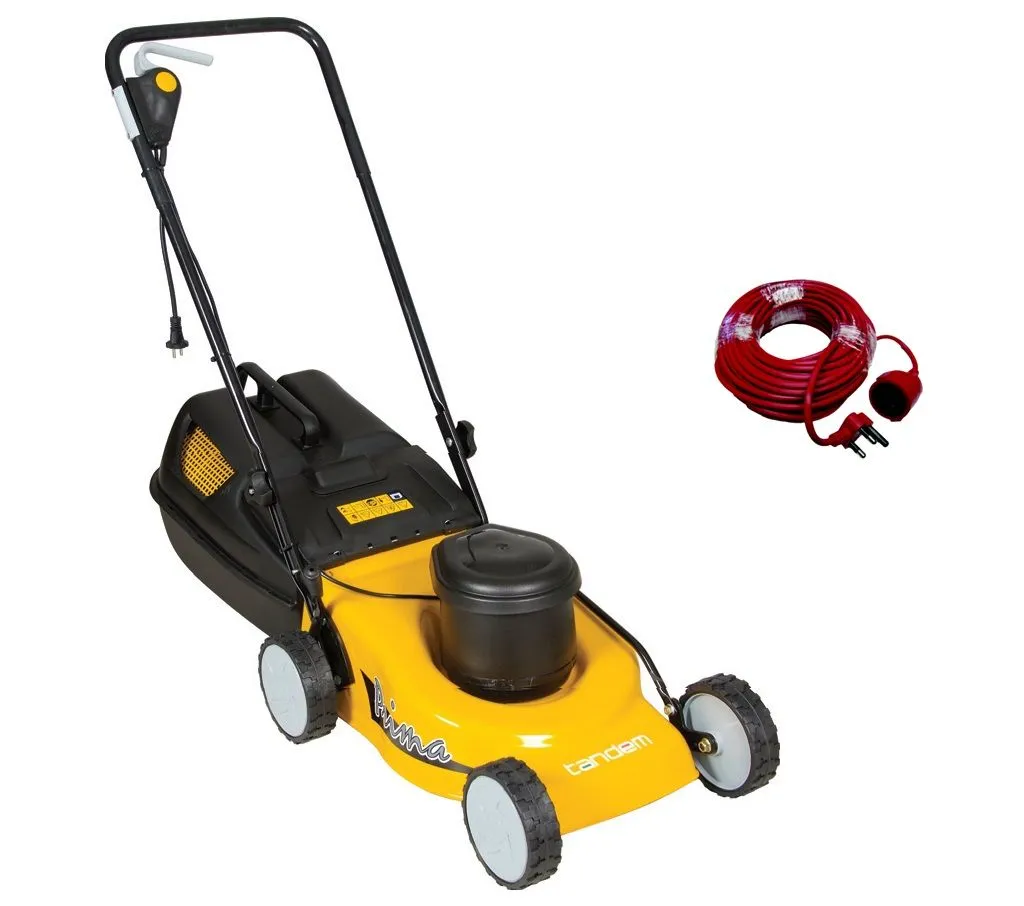Tandem 1500W Prima Electric Lawnmower with Cable
