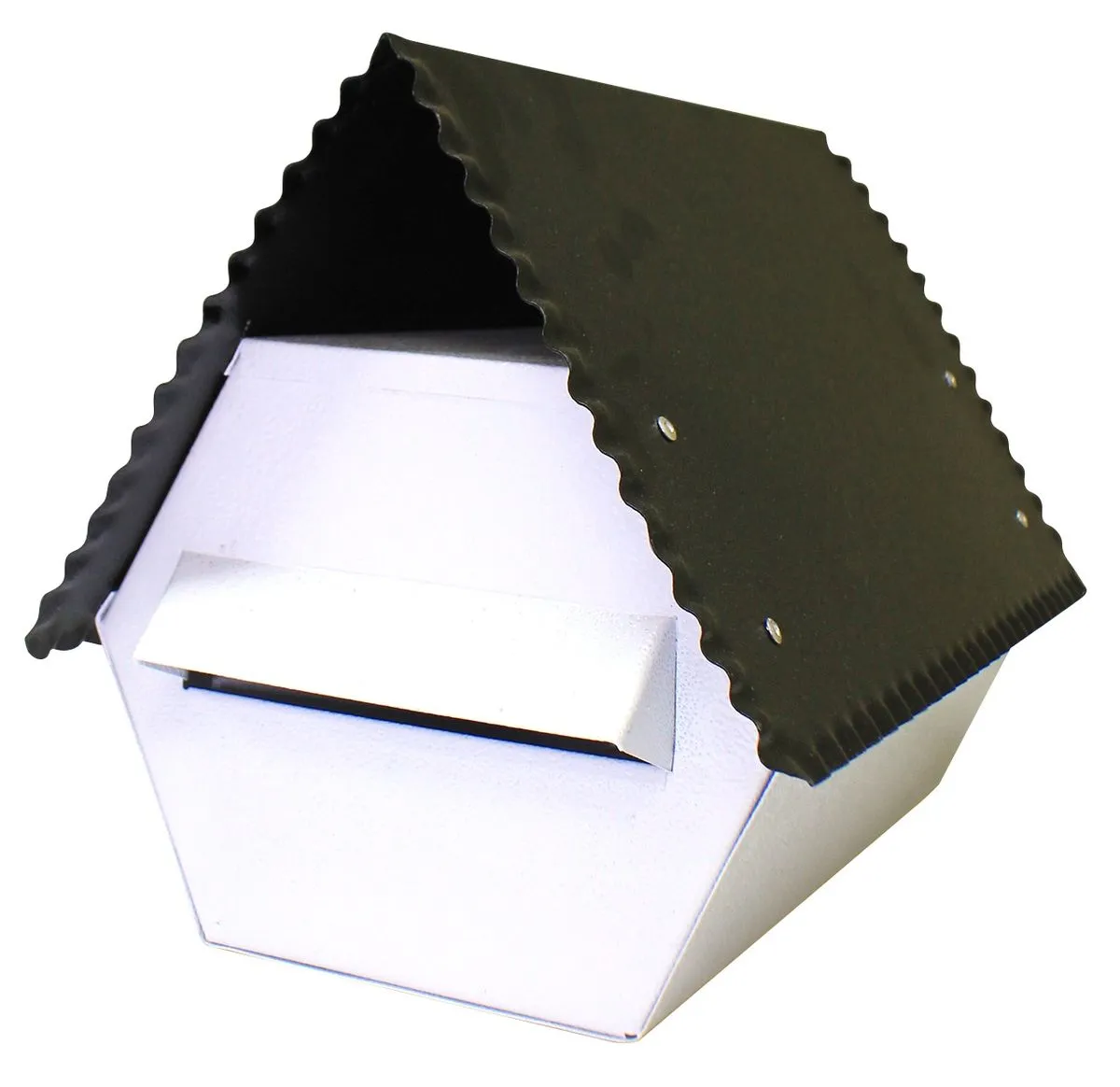 Fragram - Electro GAlva -nised Letter Box - Black