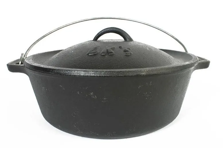 LK's - Cast Iron Bake Pot No 10 - Size 3.0 Litre
