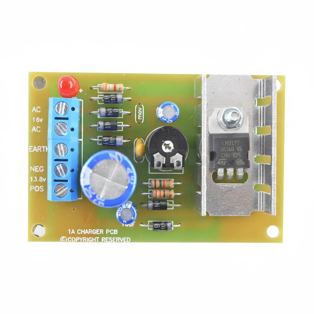 Charger PCB 13.5VDC 1A Power Supply Board for Electronics