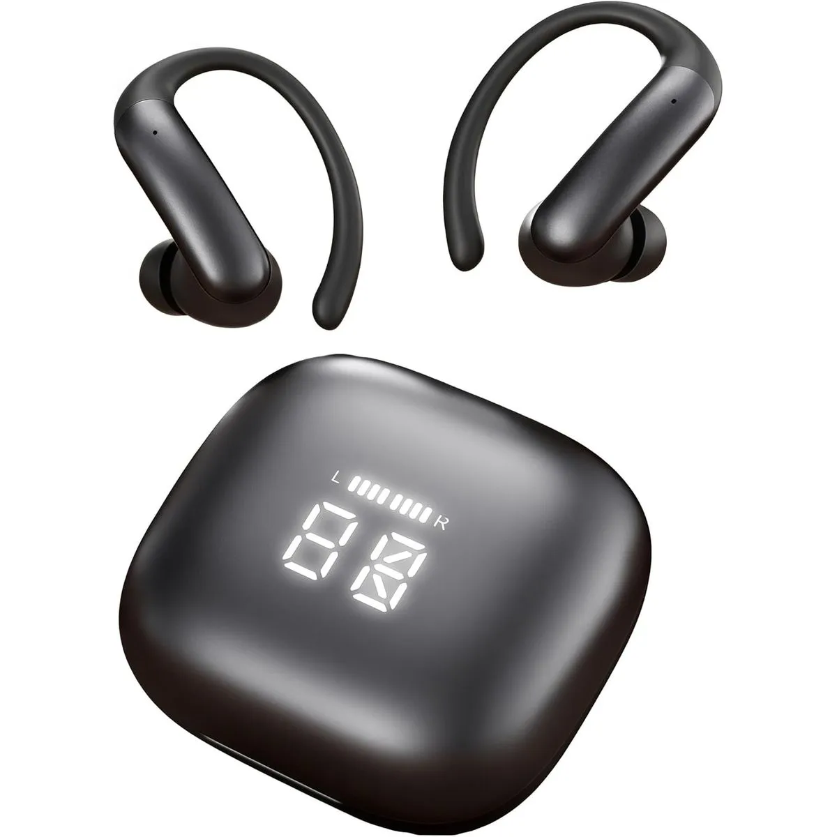 Open Ear Earbuds Comfortable Wireless Bluetooth 6.0 Earphones Sports