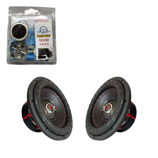 Powerbass V12-D4CompetitionGrade 12" DVC Subwoofer24000W +OMS 500w TWEETERS