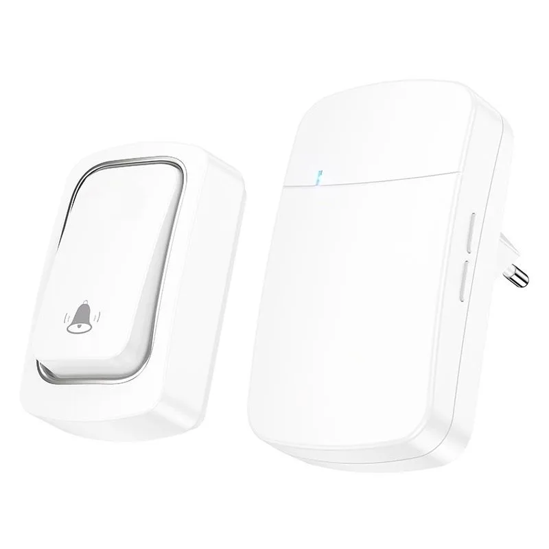 Smart Wireless Doorbell Kit & 38 Chimes & 20m Range Plug & Play HI26