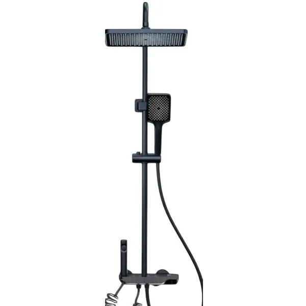 4-Key Piano Shower Set - Dark Grey