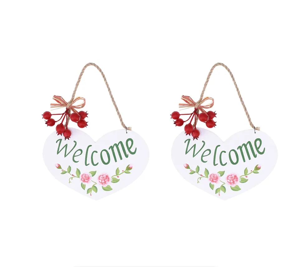 Harvest Garden Home Decor Wall-Mounted Nameplates and Door Signs 2PCS