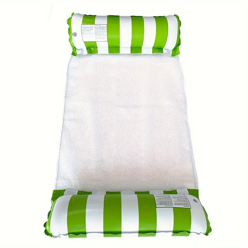 Adult inflatable beach swimming pool single thickened floating bed - Green
