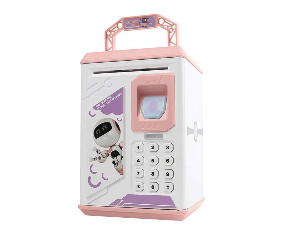 Money Bank for Kids, Kids ATM with Password and Finger Print
