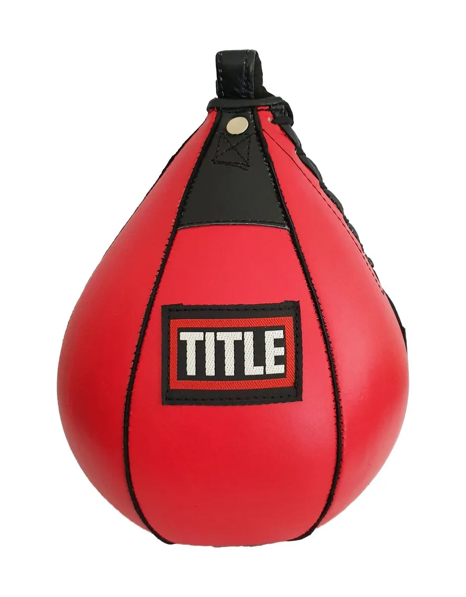 TITLE Boxing Speedbag - Genuine Leather